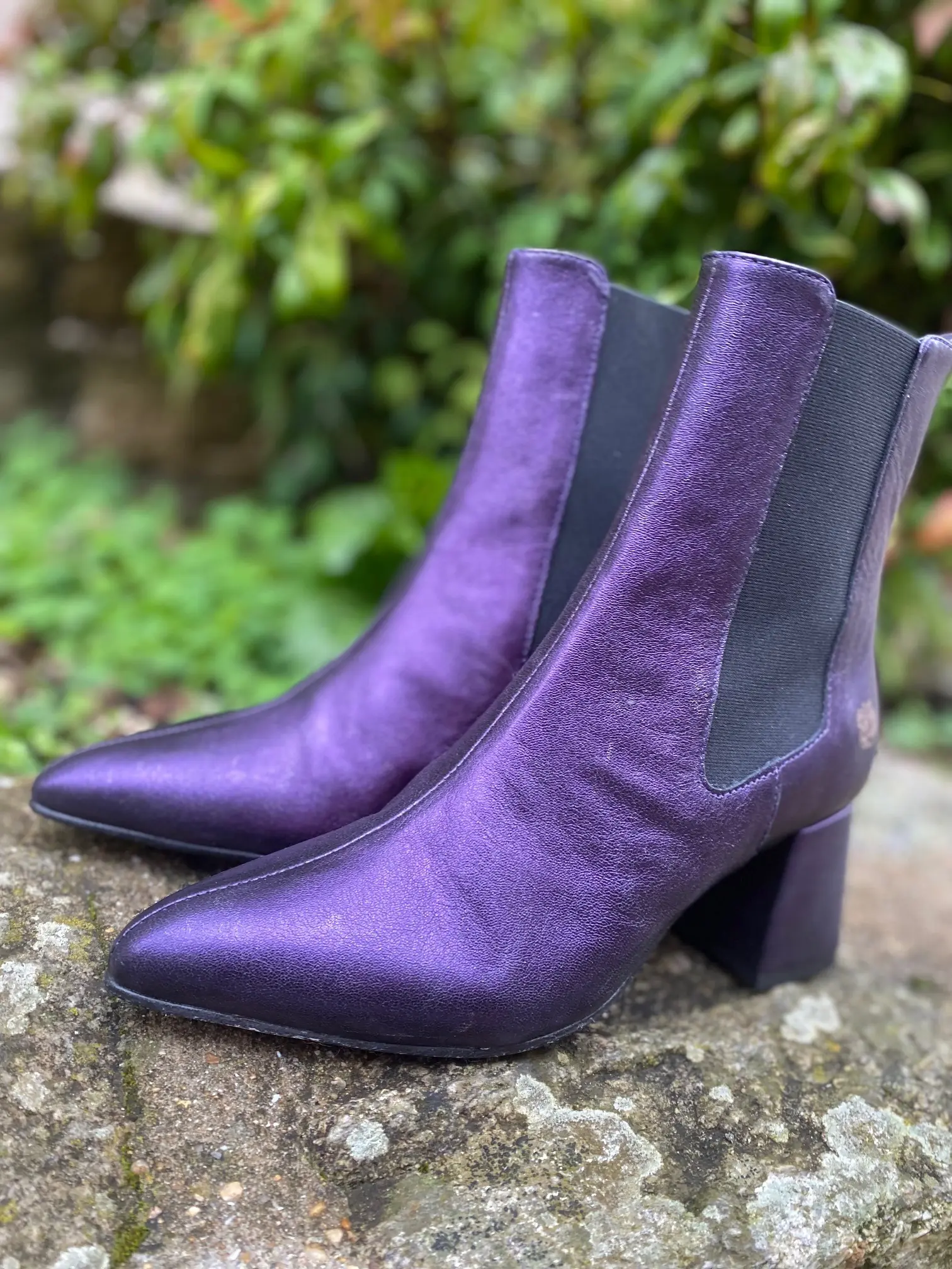 Boots psychédélique purple