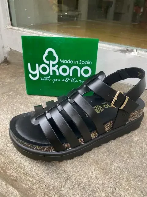 Sandale Yokono spartiate noire