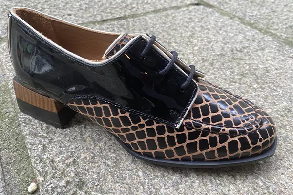 Derby cuir vernis